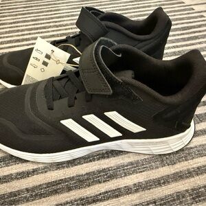 Adidas Kids Black and White Shoes NWT